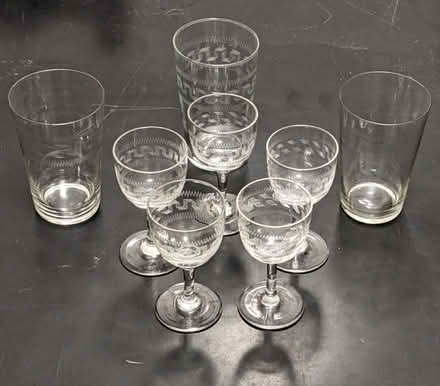 Photo of free 8 Vintage Drinking Glasses (Slinfold RH13) #1