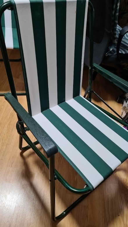 Photo of free 2 x garden chairs (south ham basingstoke) #1