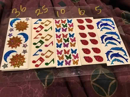 Photo of free Misc. stickers, etc (Hesperian Blvd) #3