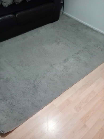 Photo of free Large grey rug Faux fur super soft (Southfields SW18) #2