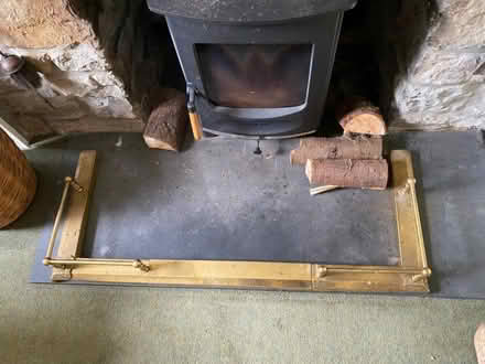 Photo of free Brass Hearth Stone Expanding Surround (Tondu CF32) #1