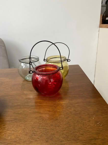 Photo of free Glass tea light holders for garden (Aldrington BN3) #1