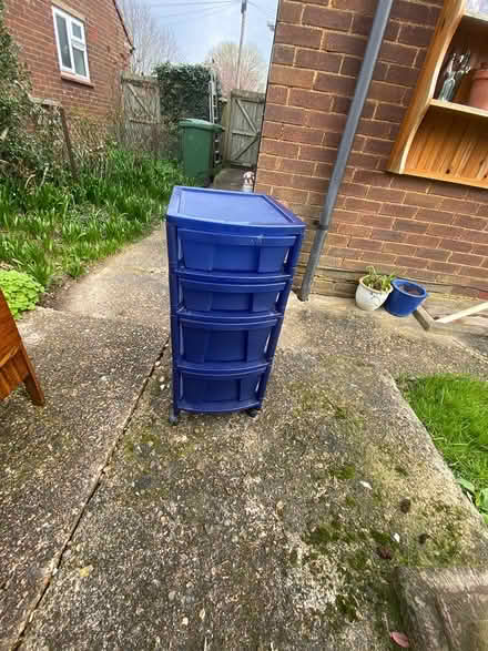 Photo of free Plastic drawers on wheels (St Albans AL2) #2