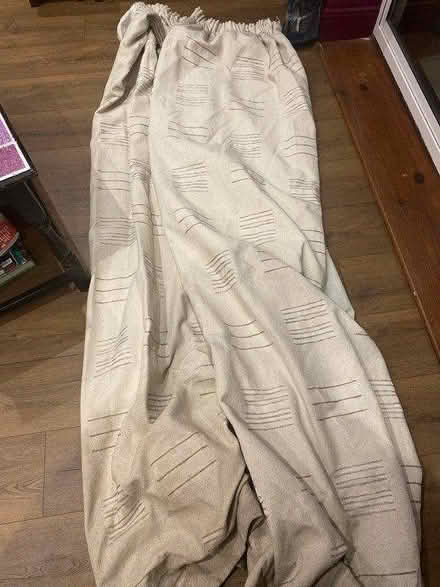 Photo of free Beige curtains (LE11 Loughborough) #2