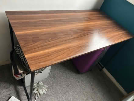 Photo of free Wooden/metal desk (Chorlton M21) #2