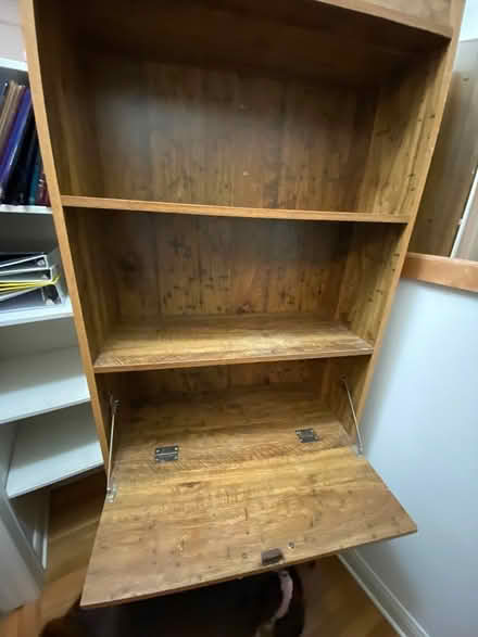 Photo of free Tall bookshelf/desk (North Wheaton) #2