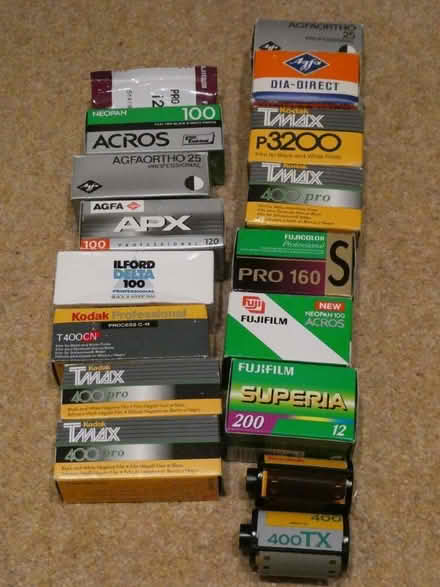 Photo of free selection of outdated films (Pittville GL50) #1