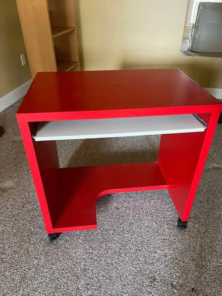 Photo of free Red IKEA desk (Chadds Ford, PA) #1