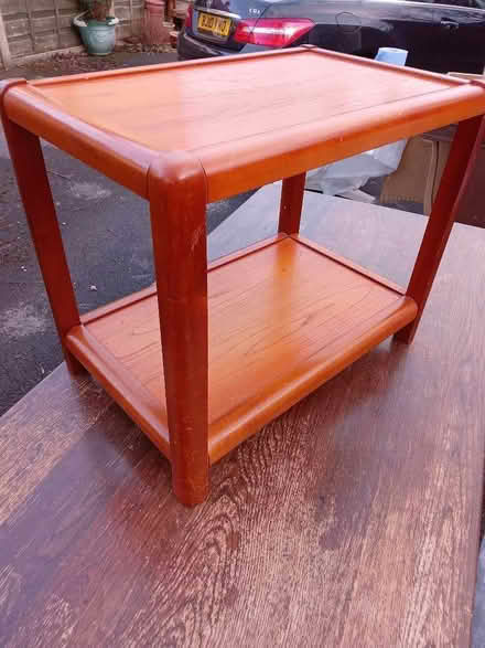Photo of free Small wooden coffee table / occasional table (Burbage SK17) #1
