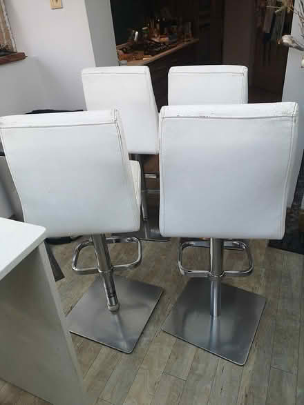 Photo of free Off white leather stalls (Guildford GU4) #3