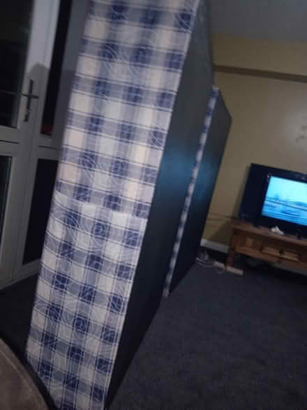 Photo of free Double divan bed with mattress (Shipley) #1