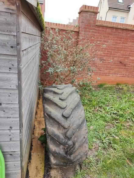 Photo of free Digger tyre (Calverton MK11) #1