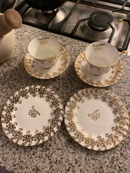 Photo of free Fine tea cups set 50th anniversary (Horsham) #1