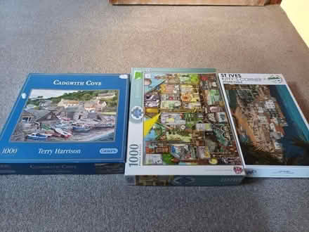 Photo of free 3 x 1000 piece puzzles (Stroud GL5) #1
