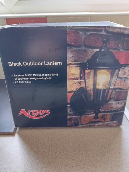 Photo of free Black outdoor lantern (Maidstone ME15) #1