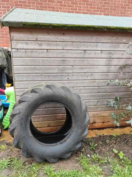 Photo of free Digger tyre (Calverton MK11) #2