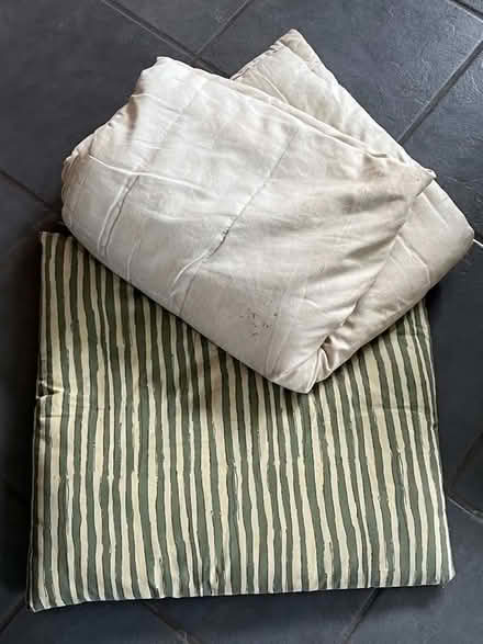 Photo of free Cushion and bed cover (Spencers Wood RG7) #1