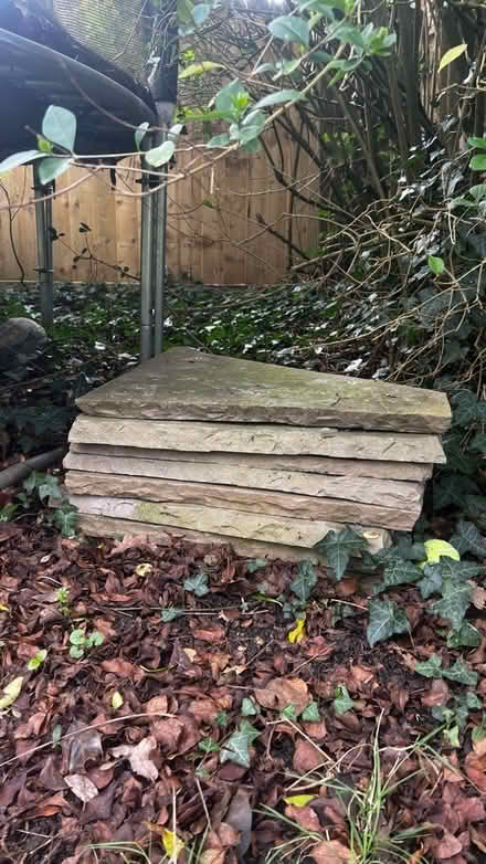 Photo of free 7 stone paving slabs (Cambridge CB4) #1