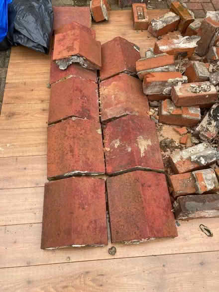 Photo of free Engineering bricks and coping stones. (North Shields NE29) #1
