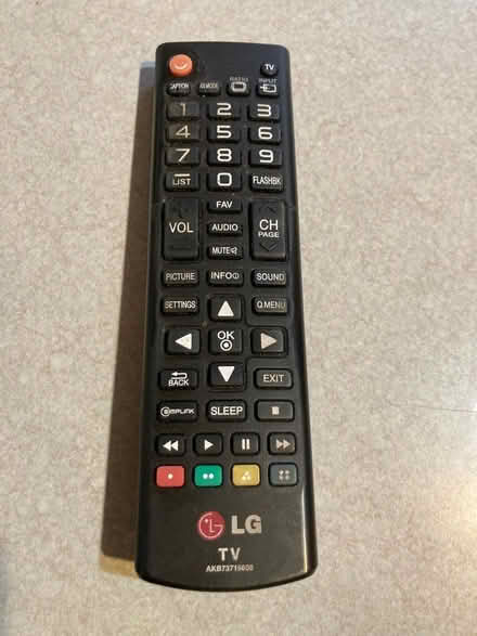 Photo of free LG TV remote control (Greenwood) #1