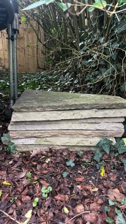 Photo of free 7 stone paving slabs (Cambridge CB4) #2