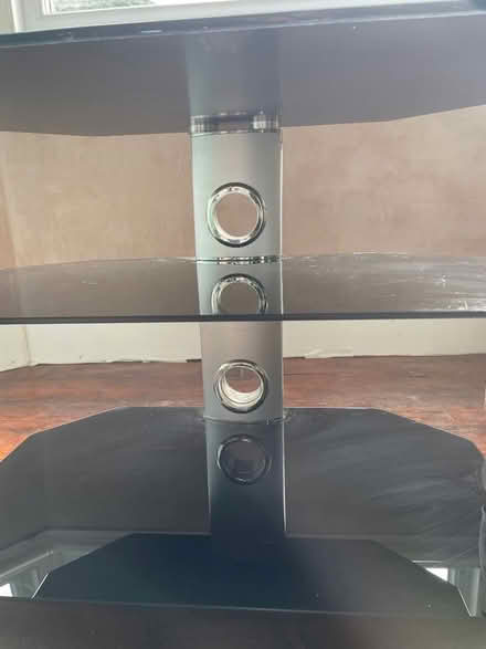 Photo of free TV stand, glass, 3 tiers (Dinas Powys CF64) #2