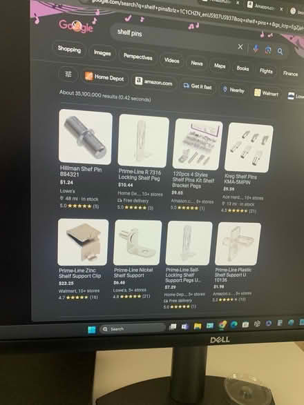 Photo of free ISO: shelf pin support thingies (West san jose) #1