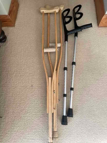 Photo of free Support boots & crutches (Lyme Regis DT7) #2