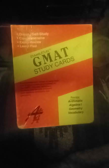 Photo of free GMAT Study Cards (I25 & Alameda) #1