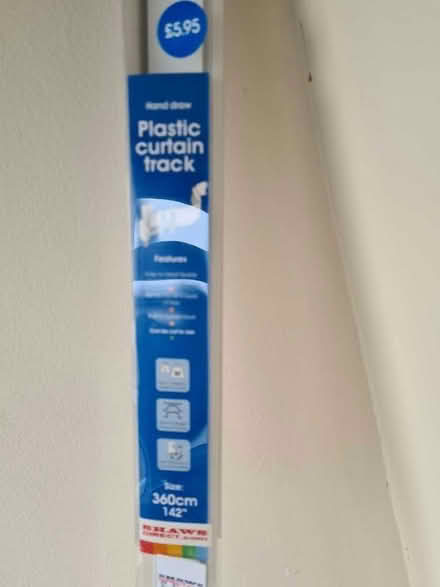 Photo of free Plastic curtain track 360 cm (Gorse Hill SN2) #1