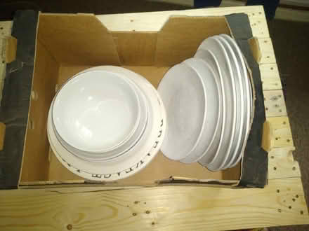 Photo of free Box of old random plates and bowls (Apley TF1) #1