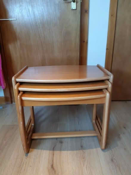Photo of free Wooden Nest of Tables (Chester CH2) #1