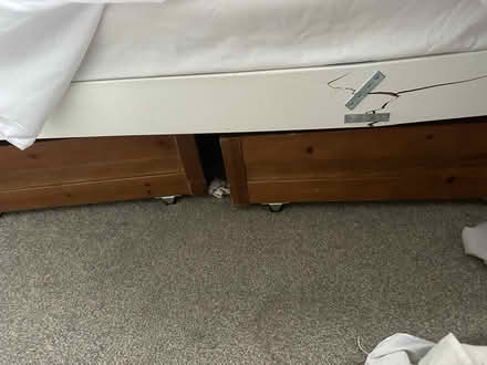 Photo of free Kingsize white bed (S6 Hillsborough) #3