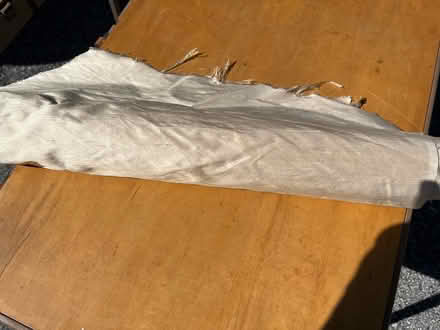 Photo of free Bolt of cream color raw silk (Chadds Ford, PA) #1