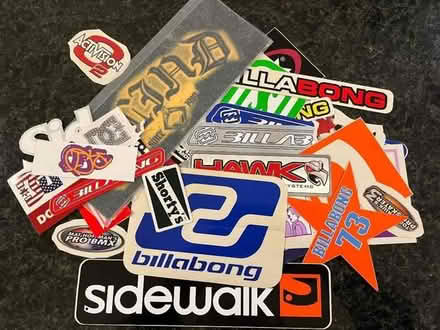 Photo of free Unused skateboard brand stickers (South Oxfordshire RG9) #1