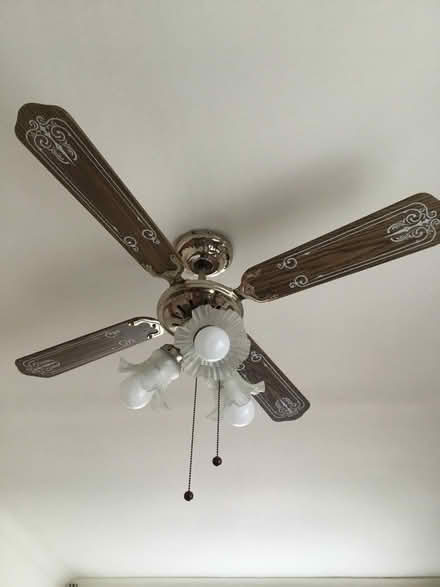 Photo of free Large ceiling fan/light (Cudham TN14) #2