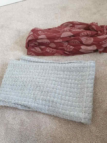 Photo of free 2 scarves, silver & brown (New Cross SE14) #1