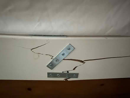 Photo of free Kingsize white bed (S6 Hillsborough) #1