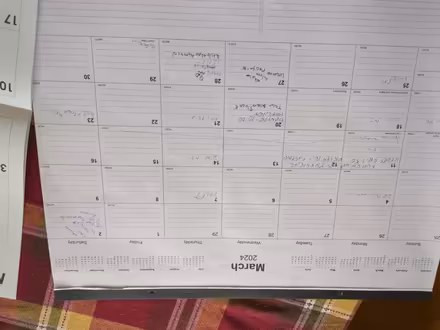 Photo of free Wall calendars (Bethany and Allen Heights) #2