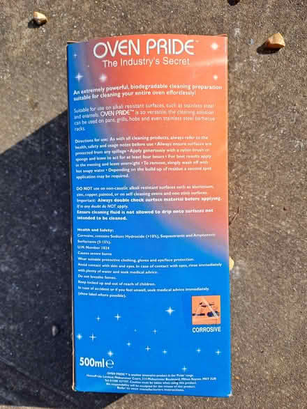 Photo of free oven cleaning kit (Ixworth) #2