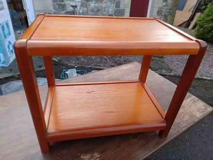 Photo of free Small wooden coffee table / occasional table (Burbage SK17) #2