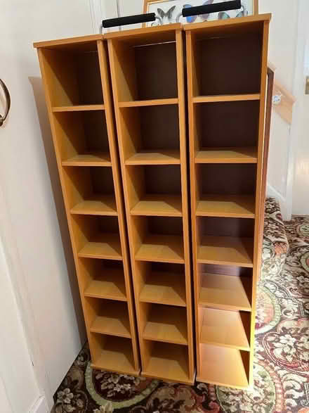 Photo of free 3 ikea shelves fits cd/dvds (Stivichall CV3) #1