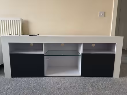 Photo of free TV unit with LED lights (Southall) #1