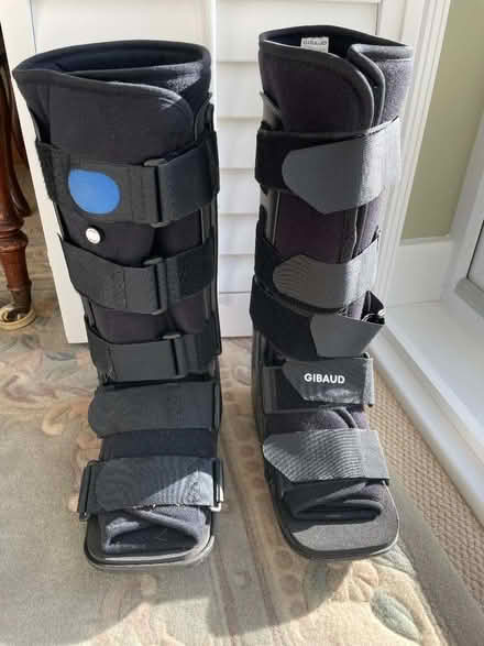 Photo of free Two medium size support boots (Lyme Regis DT7) #1