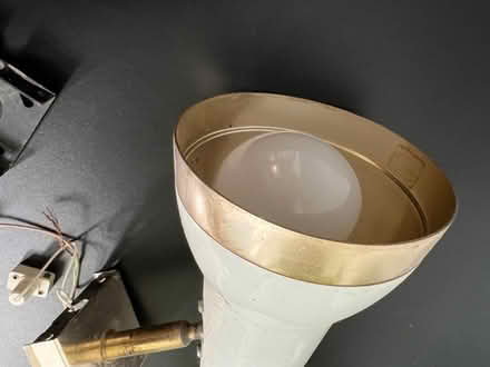 Photo of free Small metal wall light with fitting (Harley Shute TN38) #2