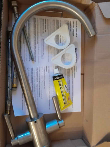 Photo of free Garda Swan Neck Kitchen Tap (Whitefield M45) #1