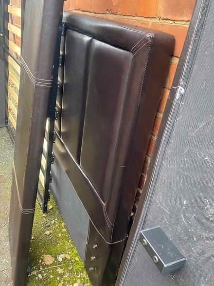 Photo of free Ottoman double bed frame (Penycae, Ruabon) #2