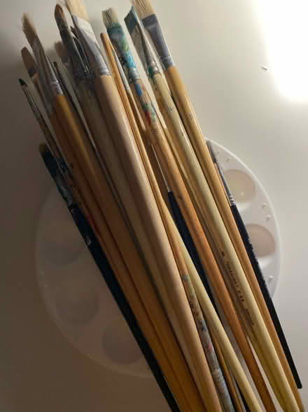 Photo of free Palette and Paint Brushes (Beeston NG9) #1