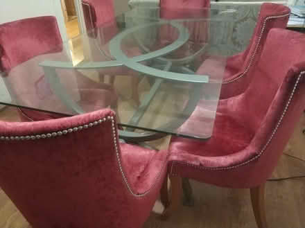 Photo of free Dinning table with 6 chairs (Finchampstead RG40) #2