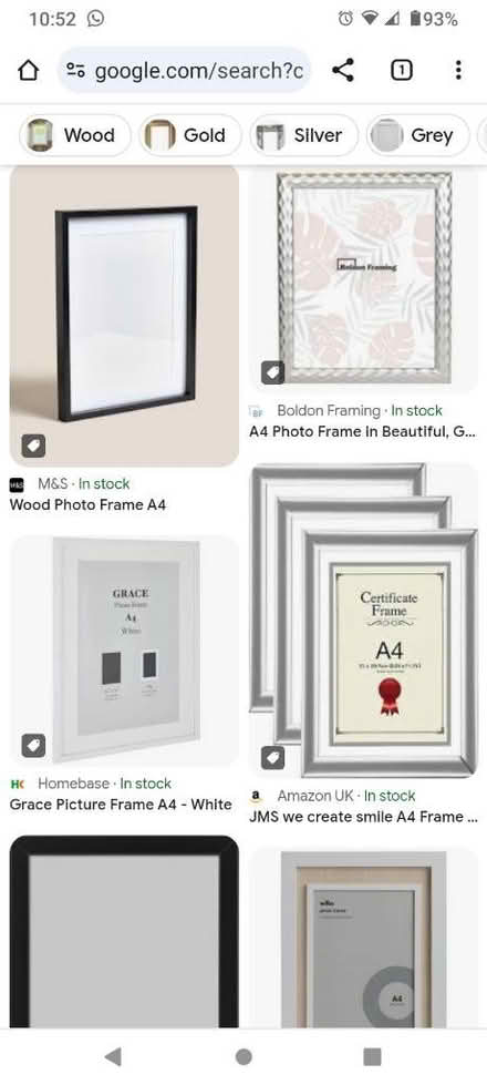 Photo of A4 Picture Frames (Duddingston EH15) #1